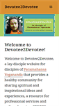 Mobile Screenshot of devotee2devotee.com