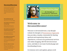 Tablet Screenshot of devotee2devotee.com